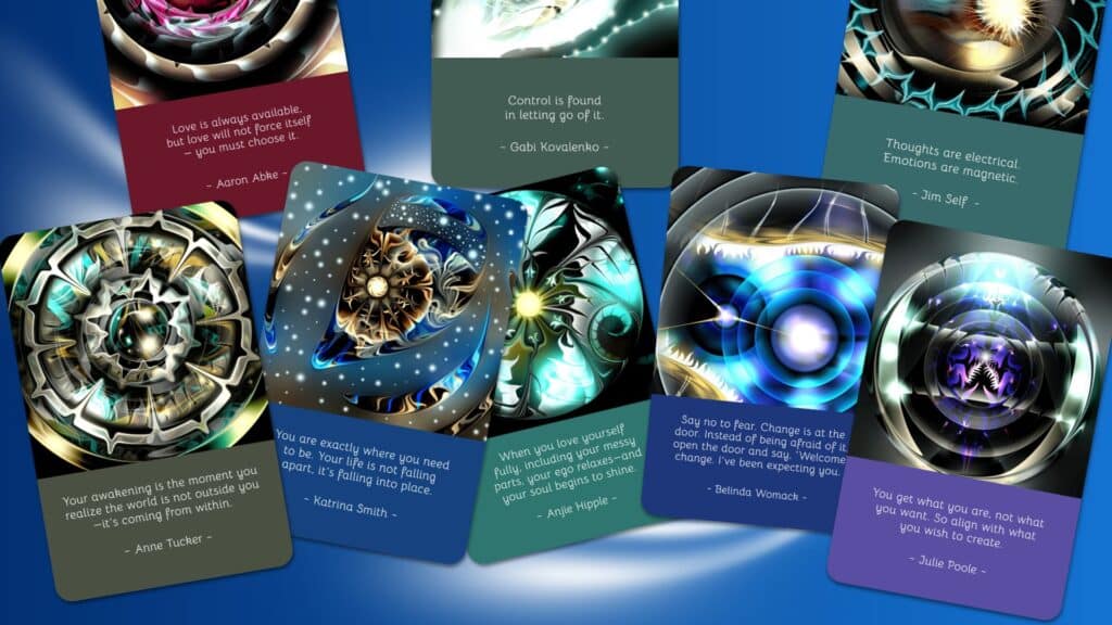 Card deck Wisdom For the new earth